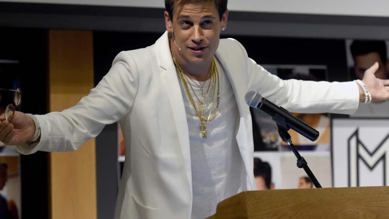 Right-wing provocateur Milo Yiannopoulos
