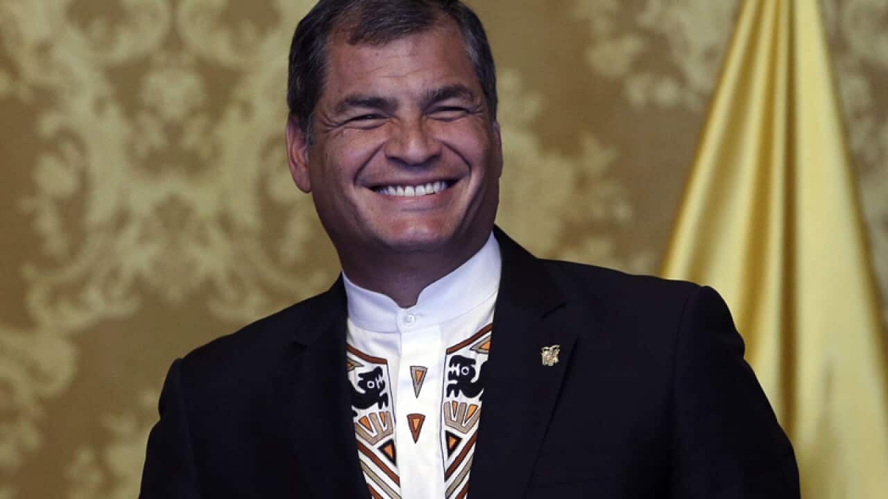 Ecuador's President Rafael Correa.