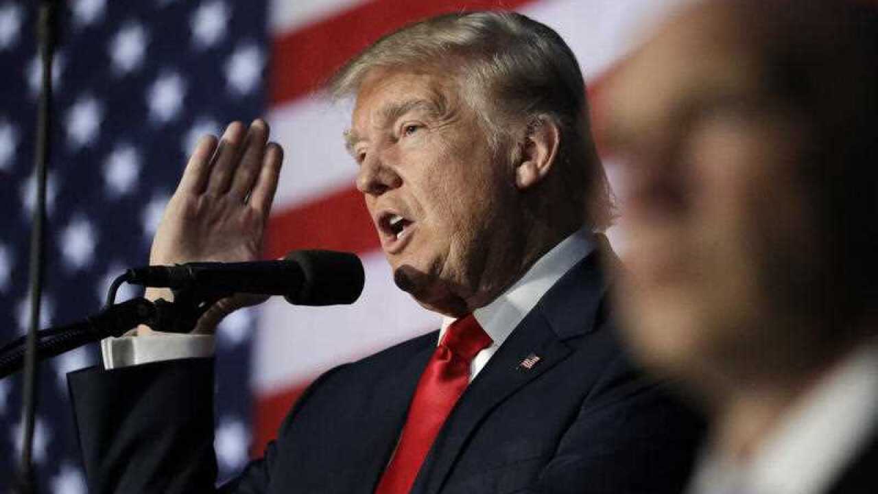 Republican presidential nominee Donald Trump