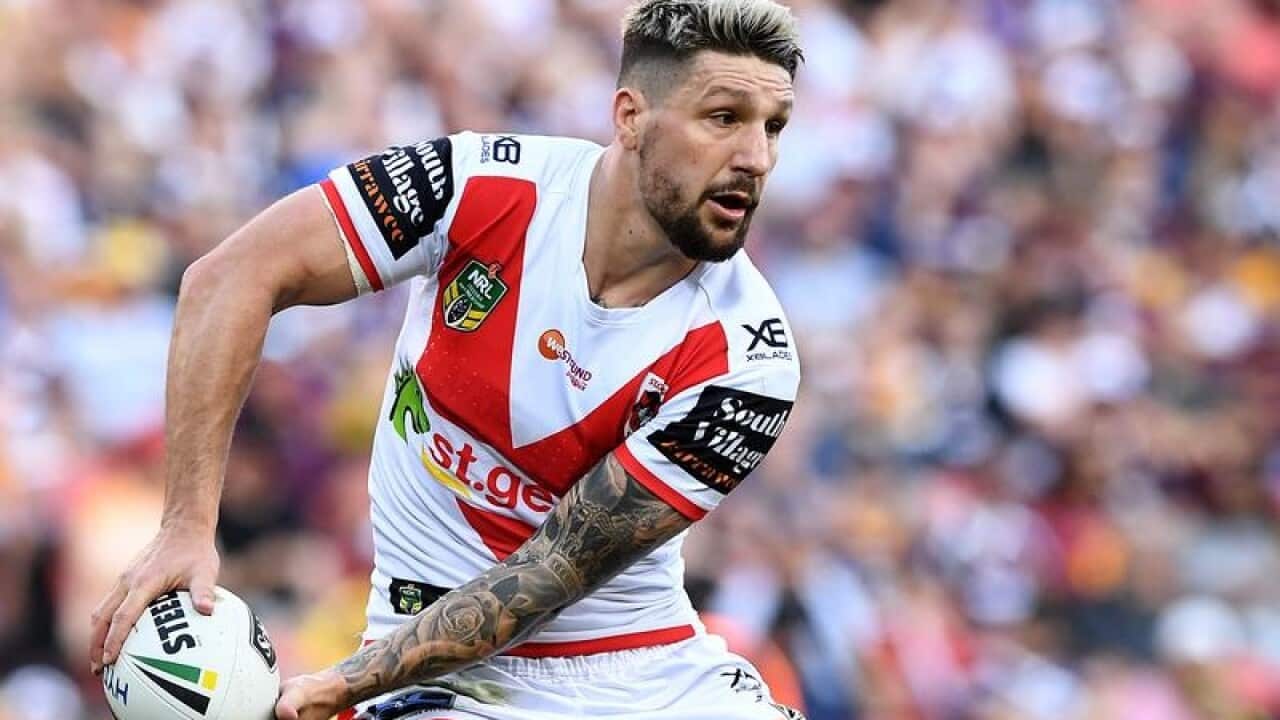 Gareth Widdop of the Dragons.