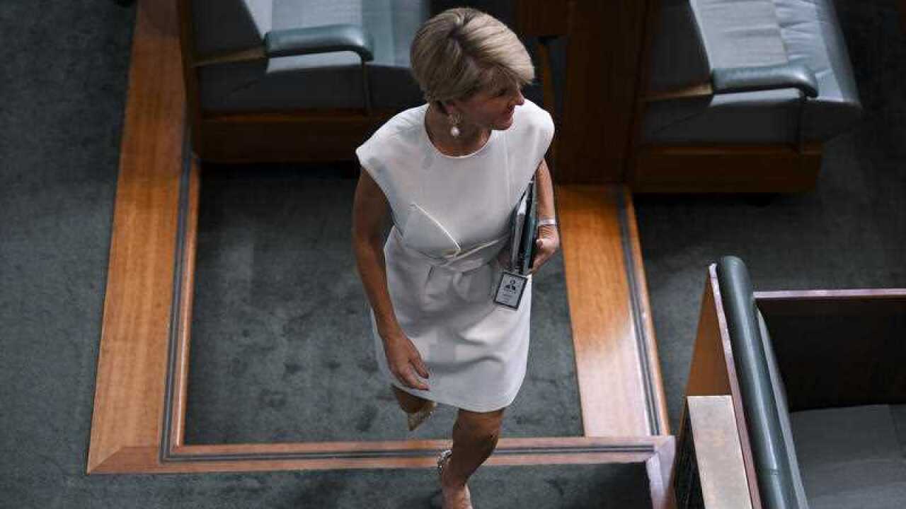 Julie Bishop has announced her resignation from federal politics.