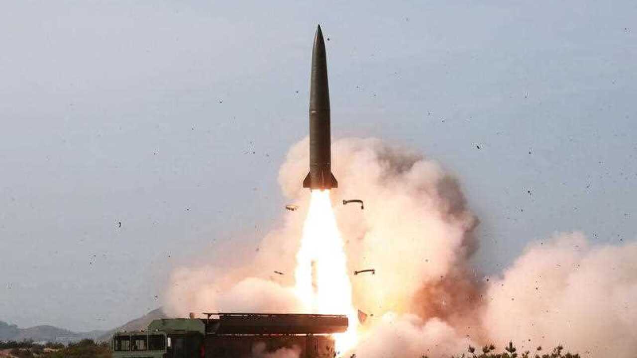 North Korea has released an image, claiming it's a shot of the newly launched rocket.