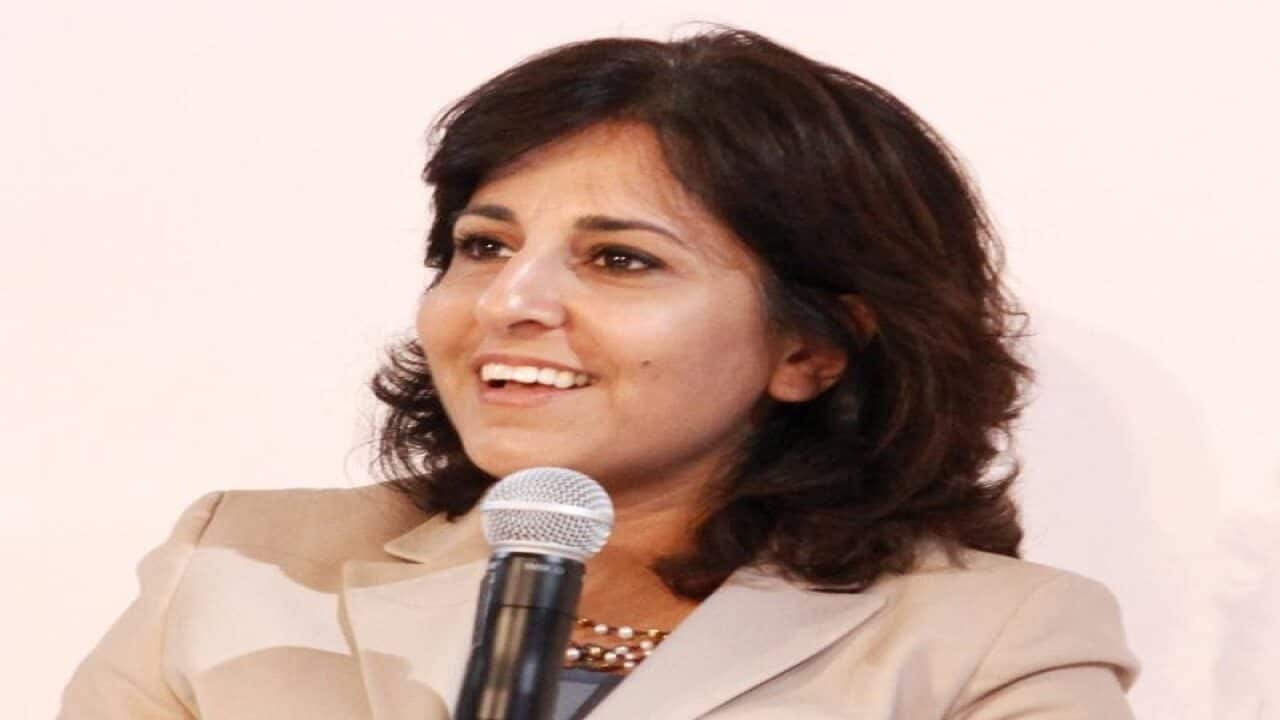 Neera Tanden spoke at a conference in Sydney