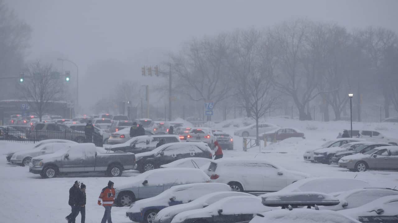 Winter storm hits US east coast