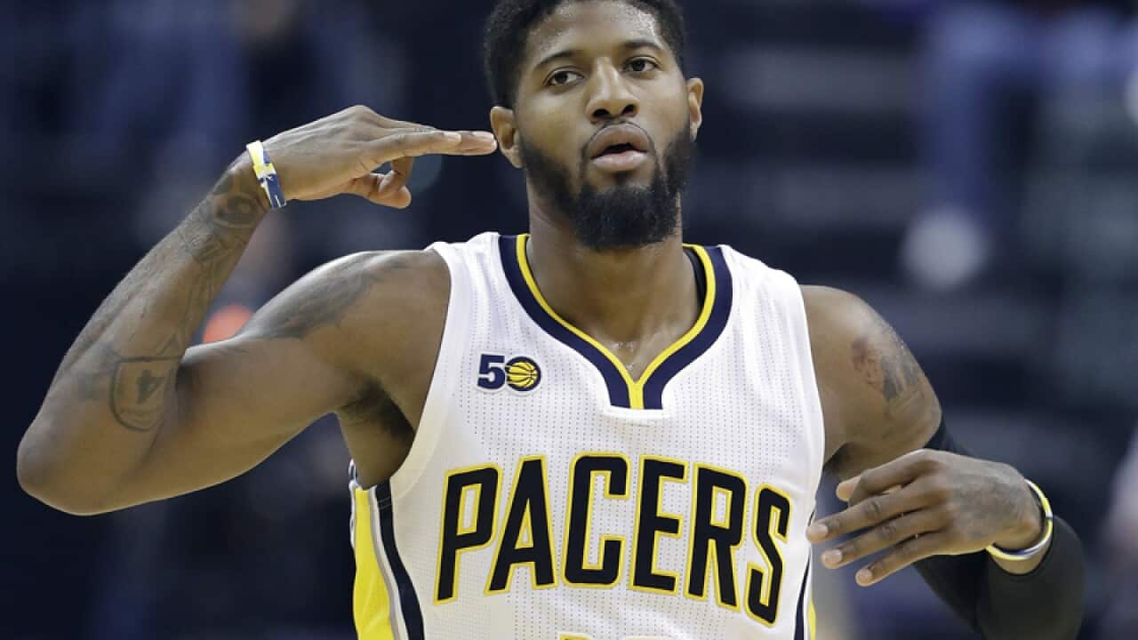 Indiana Pacers forward Paul George