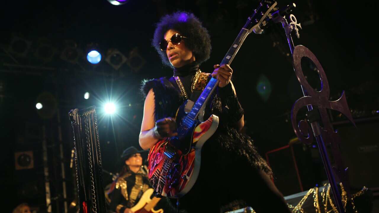 Prince performing in London