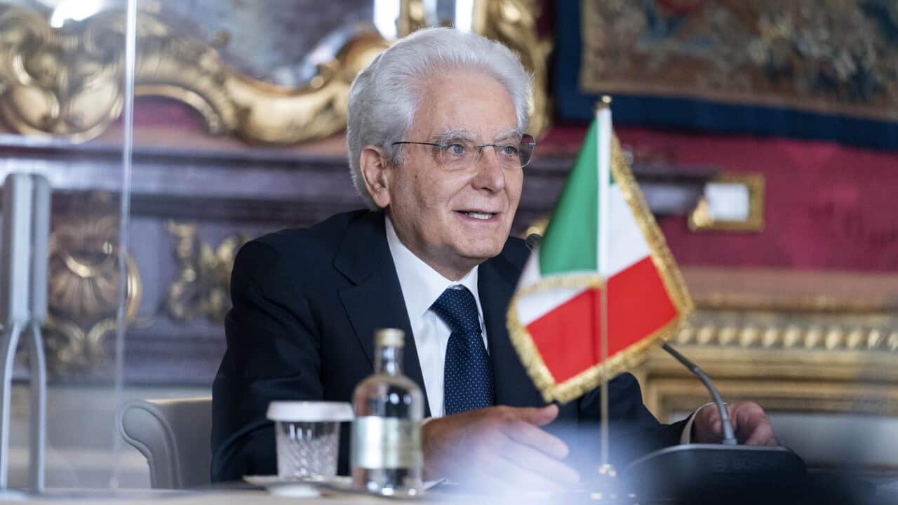 Italian President Sergio Mattarella did not want a new term but was persuaded to stay on.