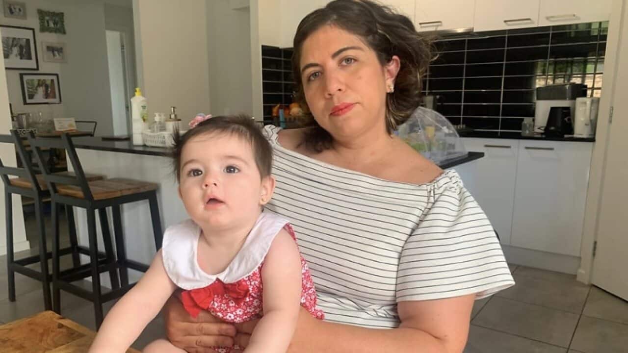 Valeria hoped her parents in Peru could come and help her raise her daughter.