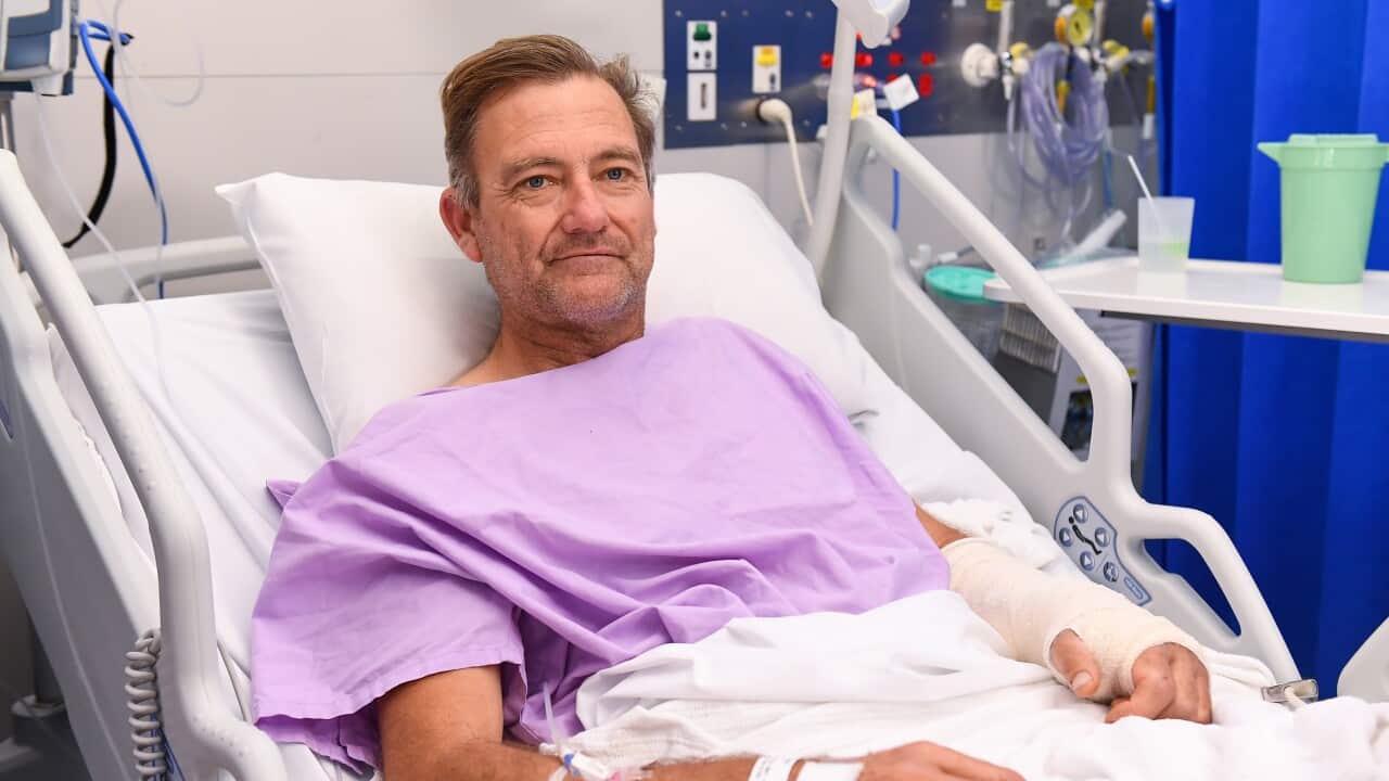 Bushwalker Neil Parker speaks about his ordeal from his hospital bed.