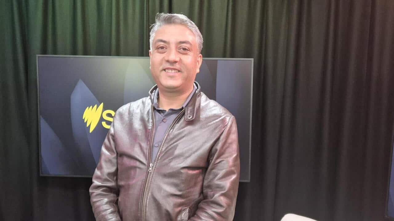 Niraj Khanal at SBS Studio.