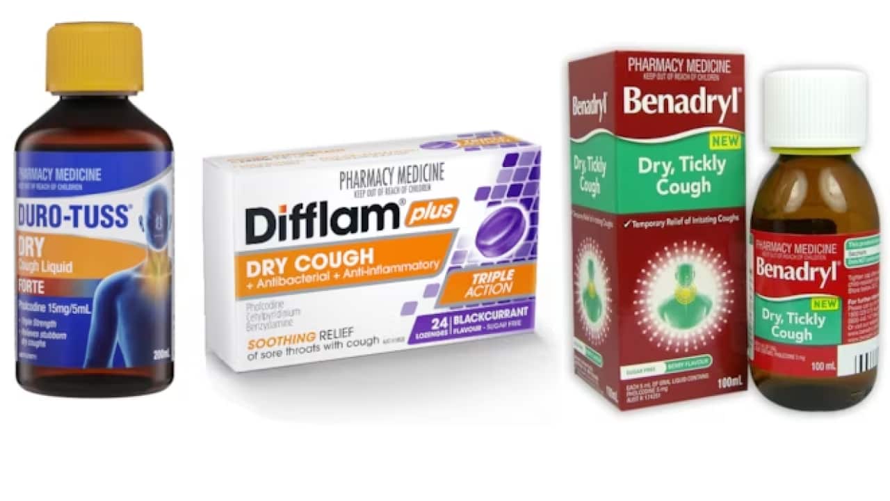Examples of the recalled cough and flu medicines are shown.