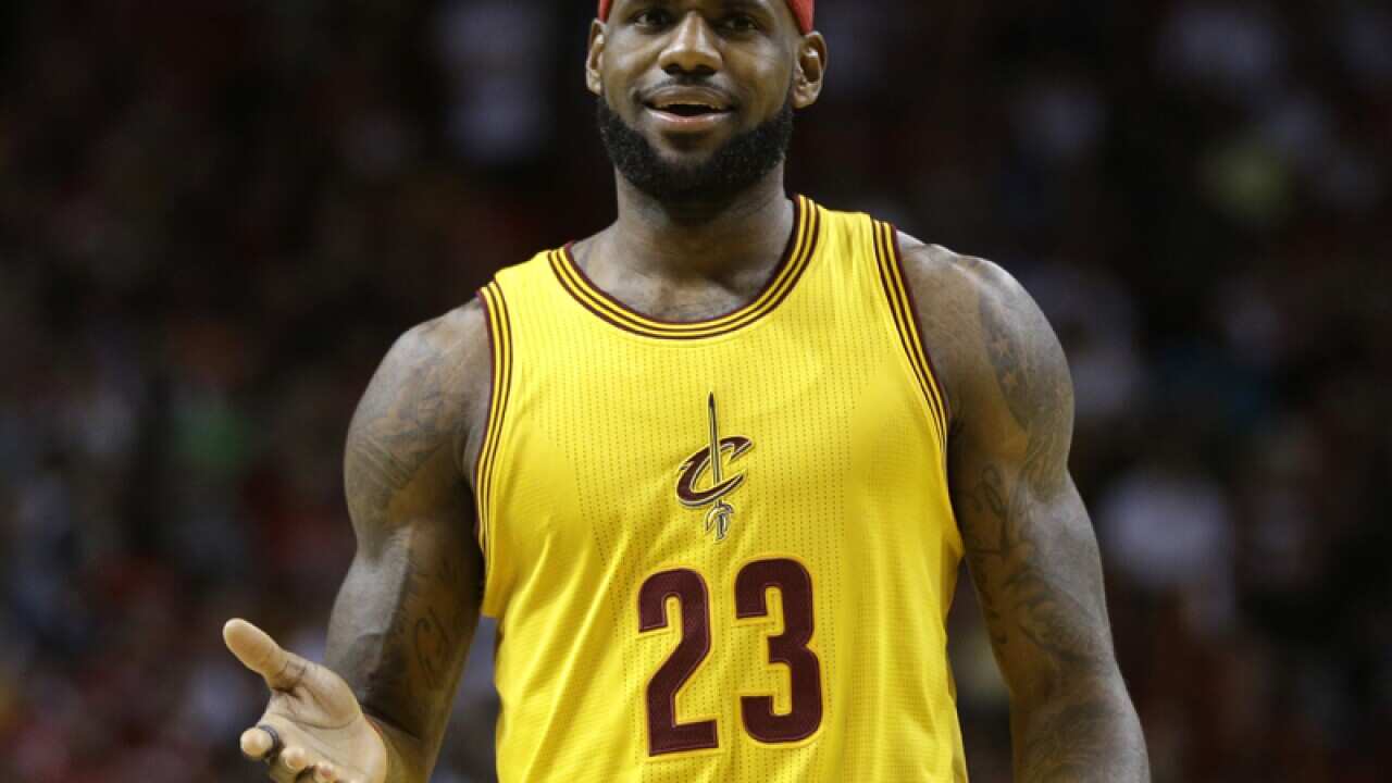 NBA star LeBron James