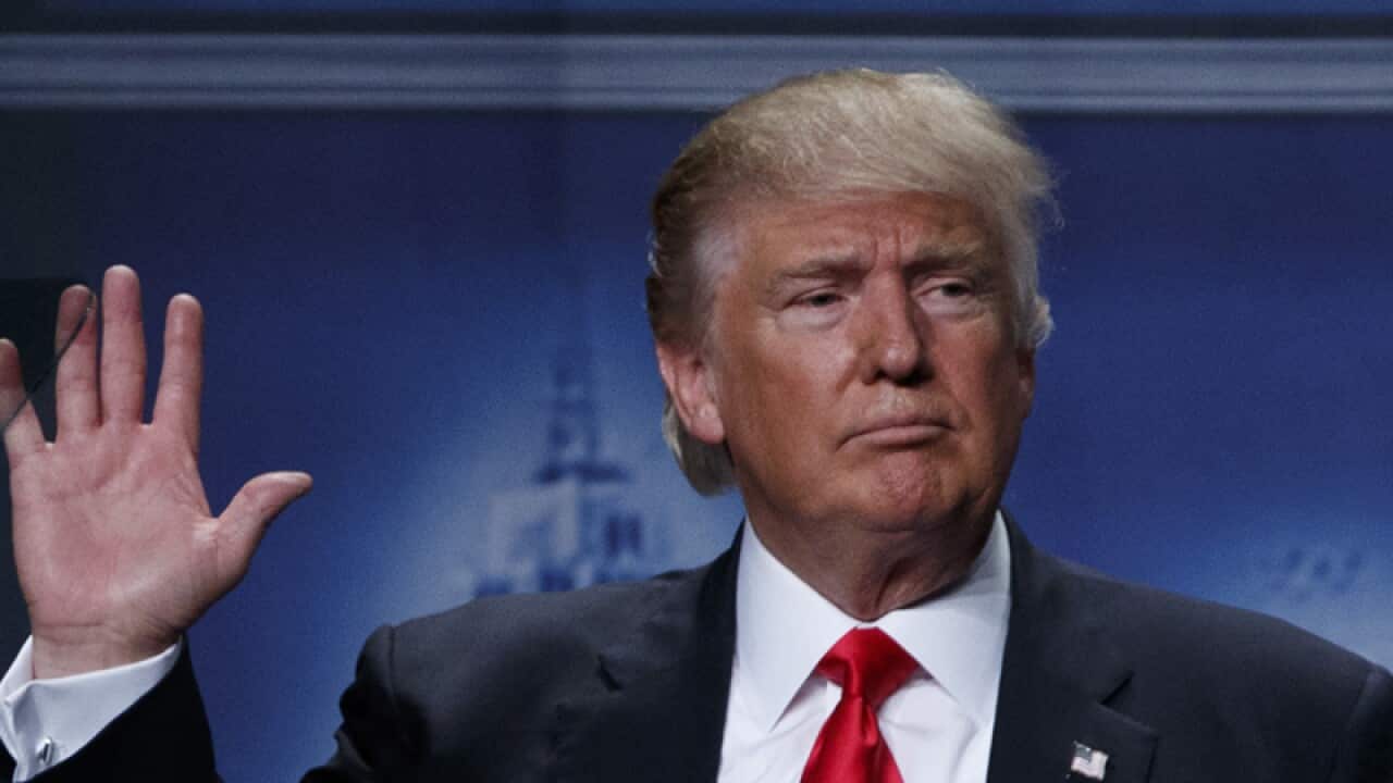 Republican presidential candidate Donald Trump