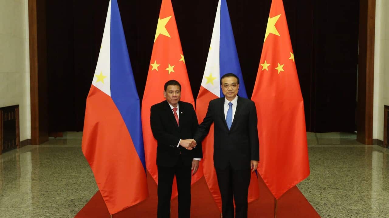 Duterte in China