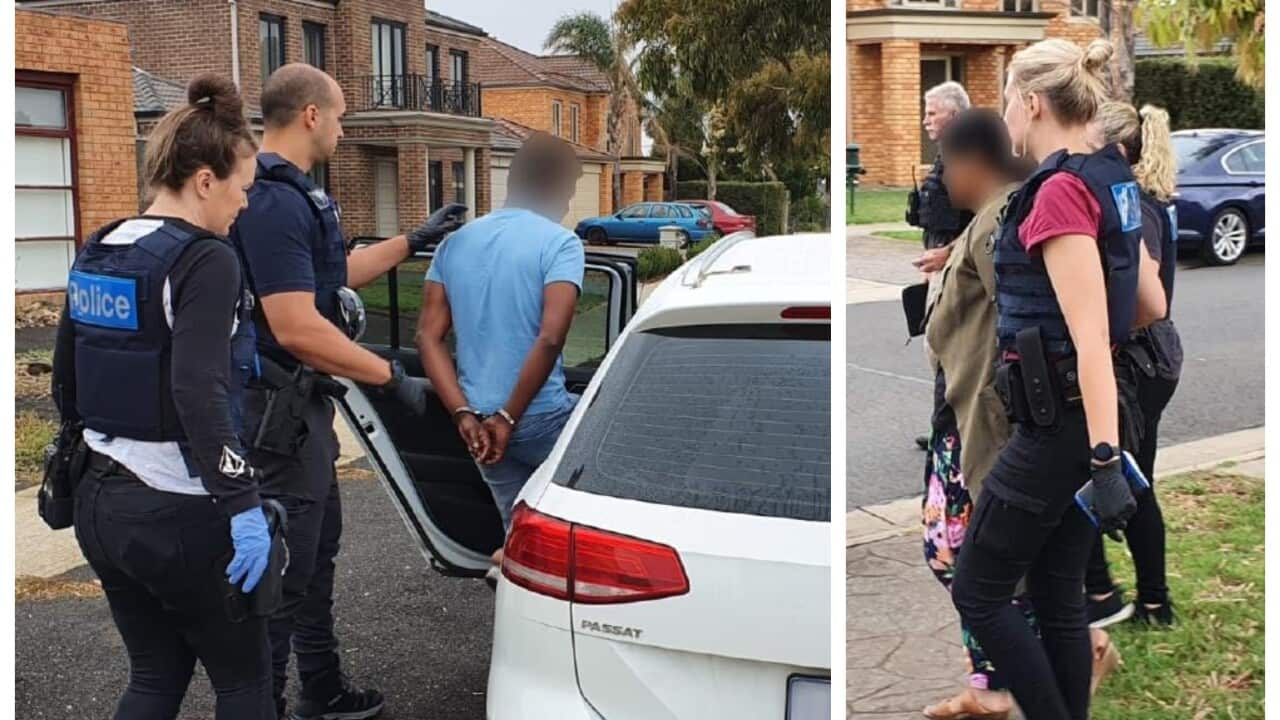 police police caught pickpockets in Melbourne