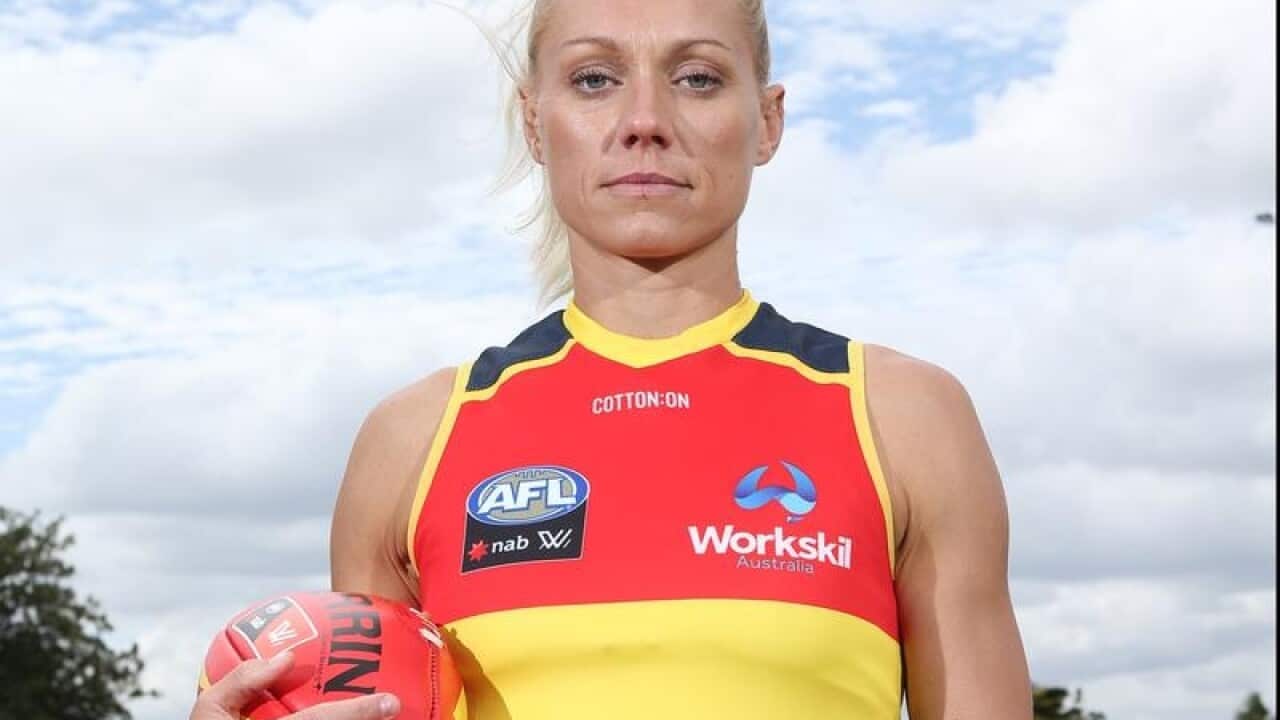Adelaide Crows captain Erin Phillips
