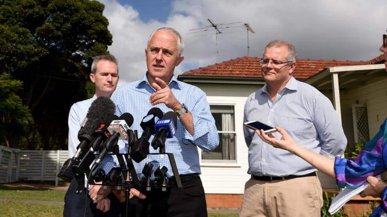 PM Malcolm Turnbull and Treasurer Scott Morrison meet with home owners in Sydney ahead of the May 3 federal budget