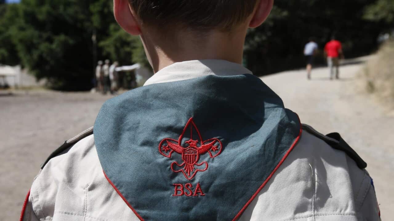 A member of the Boy Scouts of America