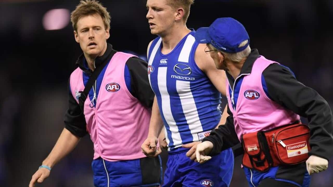 A file image of North Melbourne Kangaroos skipper Jack Ziebell