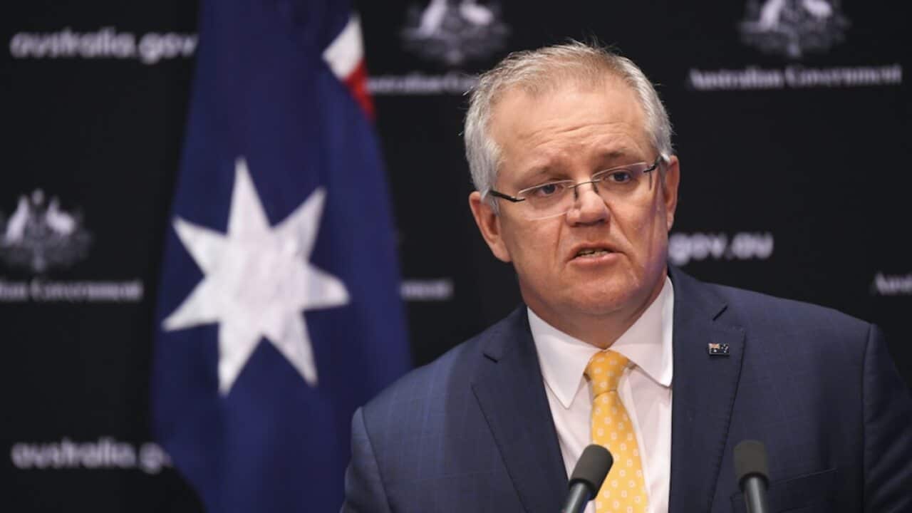 Mr Pompeo pointed to Prime Minister Scott Morrison while launching the latest verbal salvo against China.