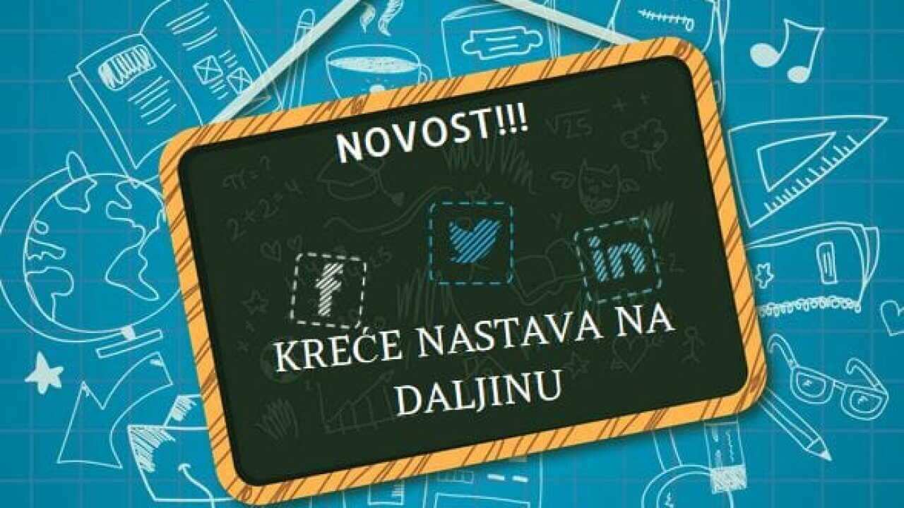 Distance learning Croatian Hrvatski nastava na daljinu