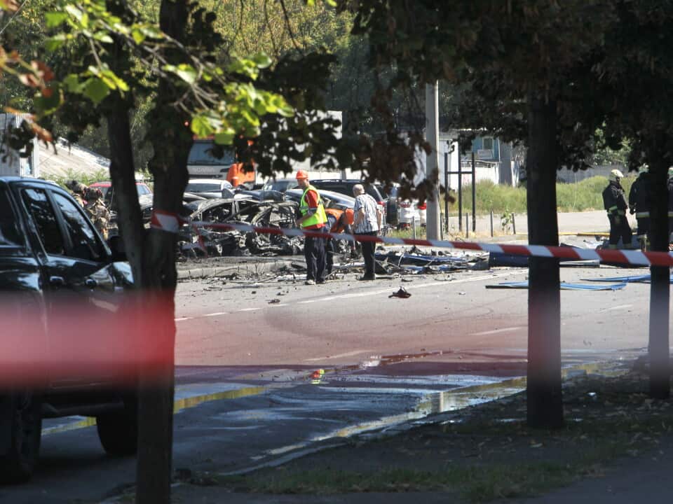 Aftermath of Russian Attack - Dnipro