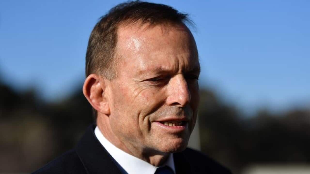 Former prime minister Tony Abbott