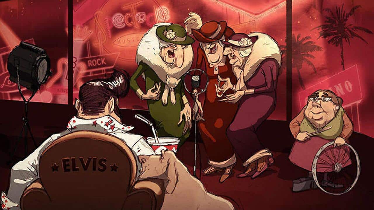 Scene from The Triplettes of Belleville