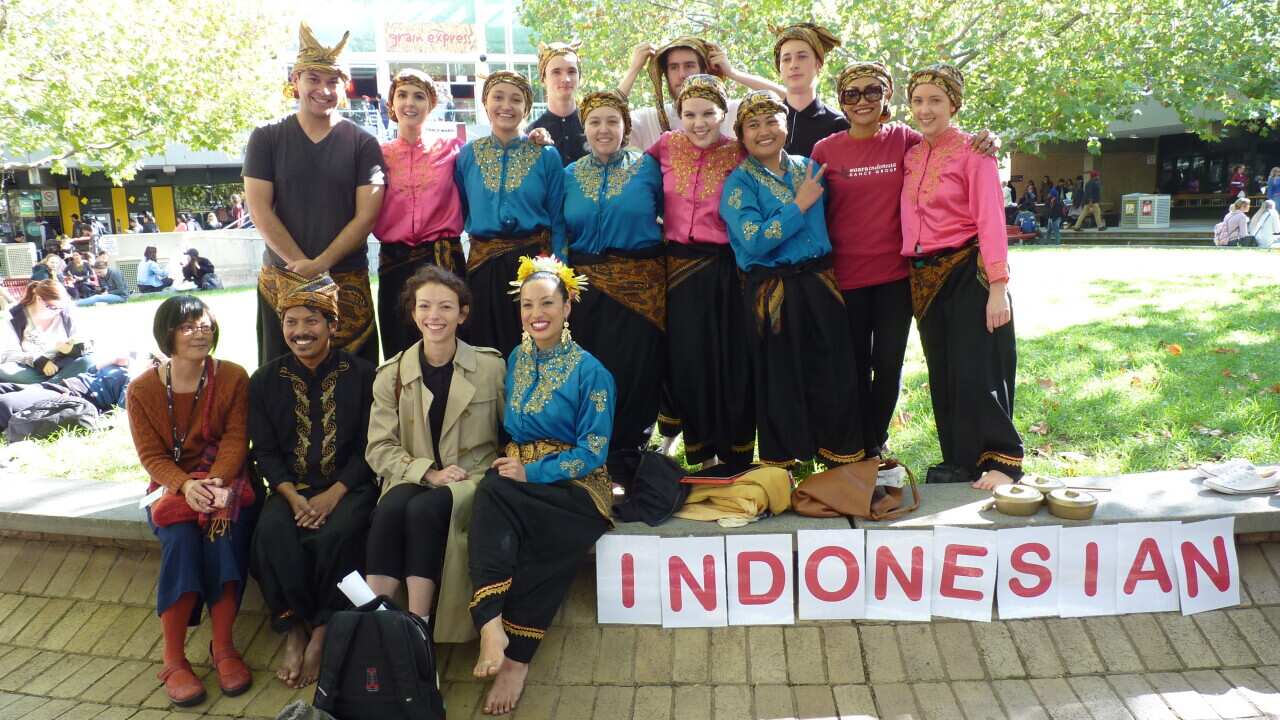 Students of Indonesian program at La Trobe University.