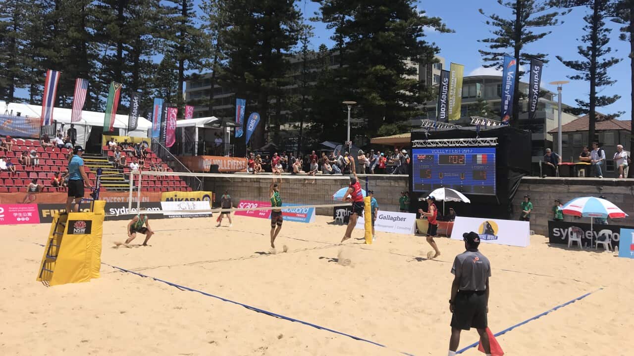 France playing against Australia, VolleyFest 2017