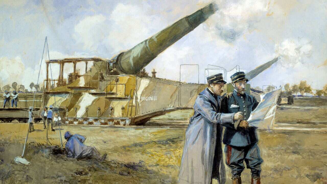 Francois Flameng painting World War I