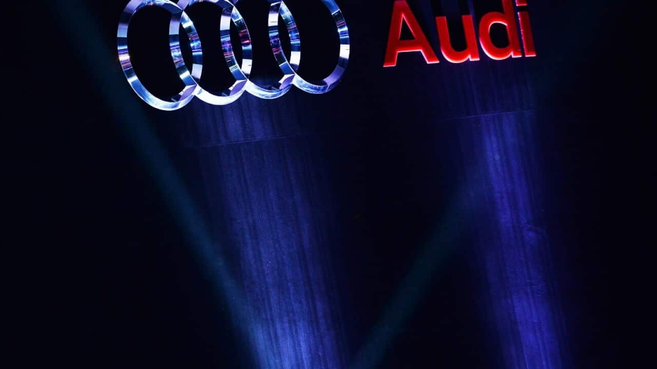 The Audi logo 