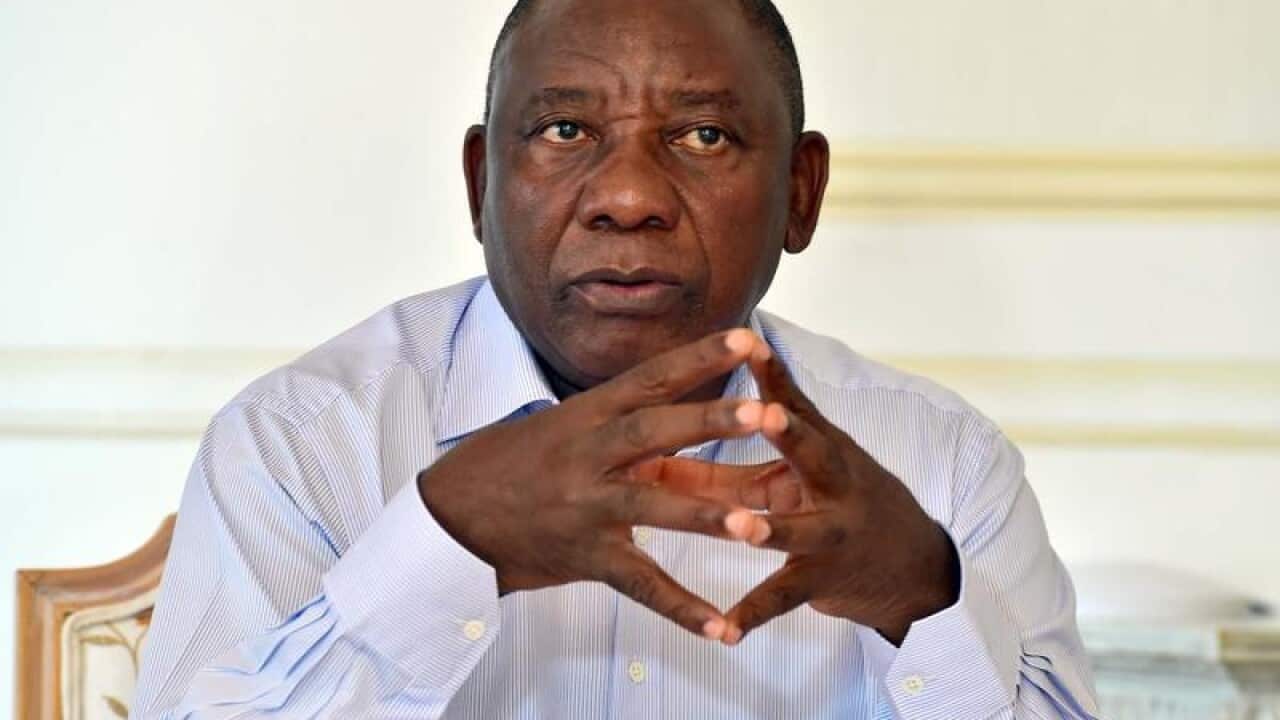South African President Cyril Ramaphosa