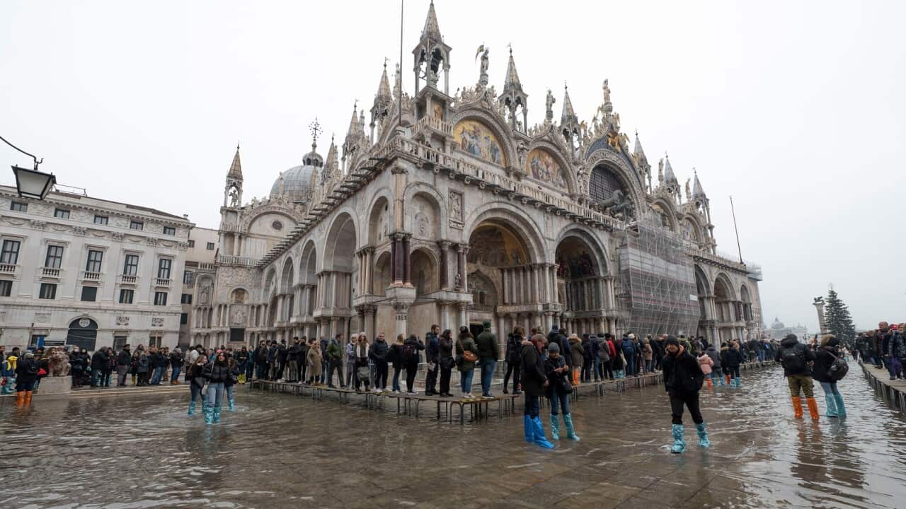 ITALY-WEATHER-FLOOD-VENICE