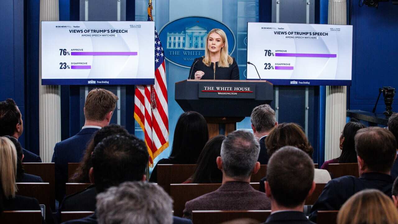 White House Press Secretary Karoline Leavitt says Donald Trump simply wants the right outcome (AAP)
