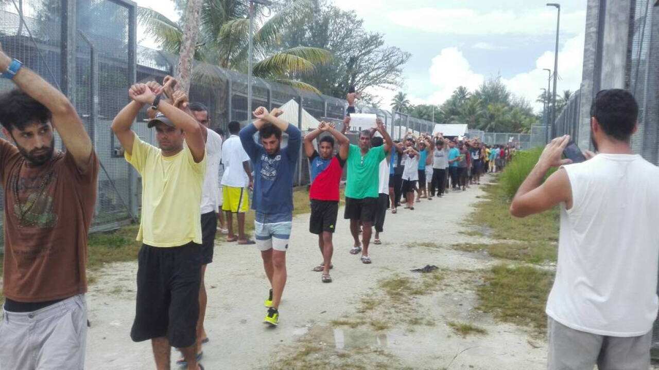 Manus Island refugees.