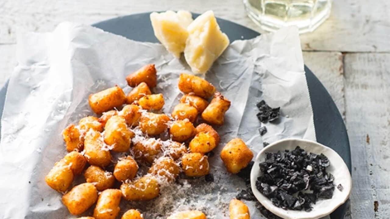 Fried gnocchi is just one Roman street food favourite on the menu at Marta.