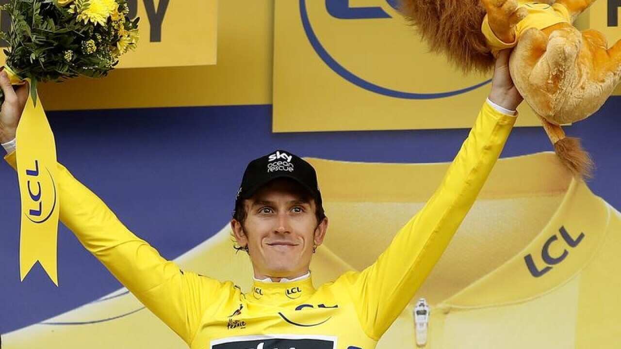 British cycling star Geraint Thomas