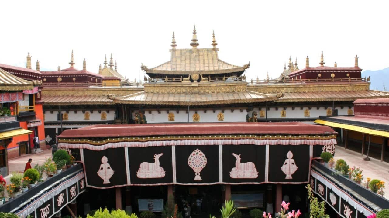 The Jokhang Temple, Lhasa, Tibet.