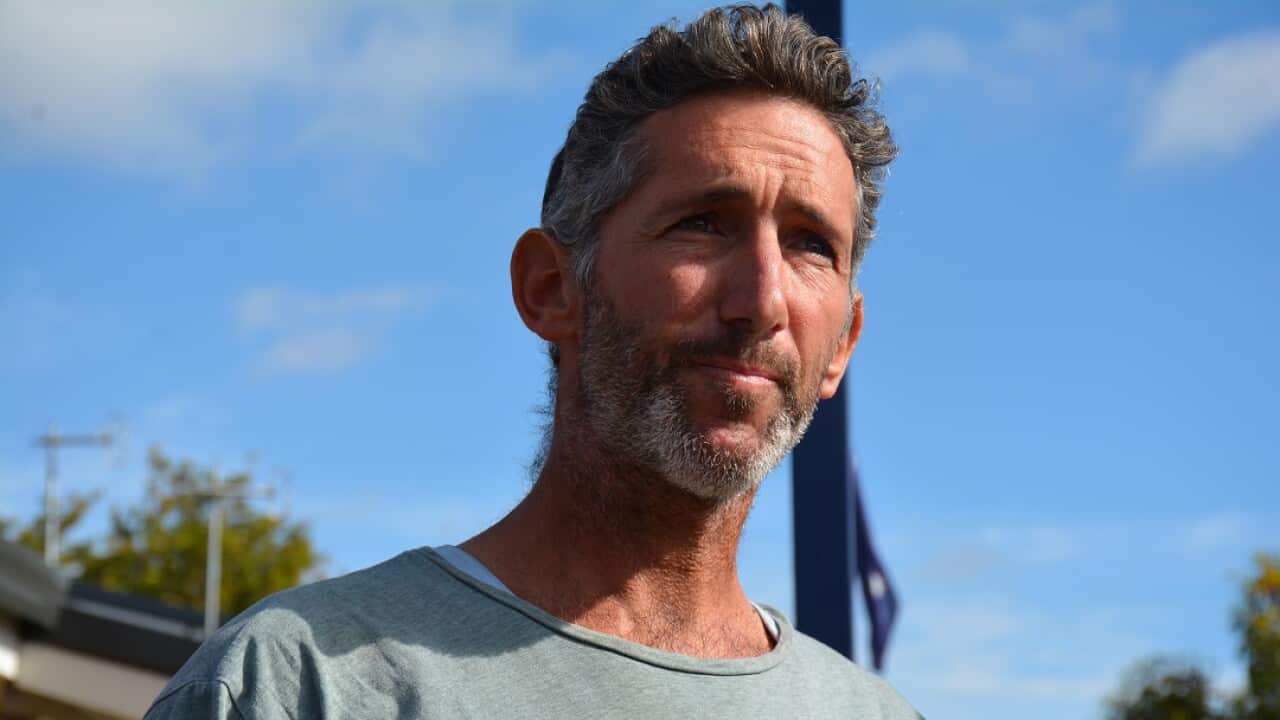 Aaron Cockman is the father of the four children killed by their grandfather near Margaret River in WA's south on Friday