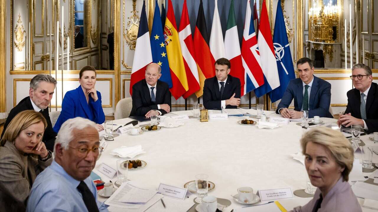 Prime Minister Schoof during emergency consultations on Ukraine plan US