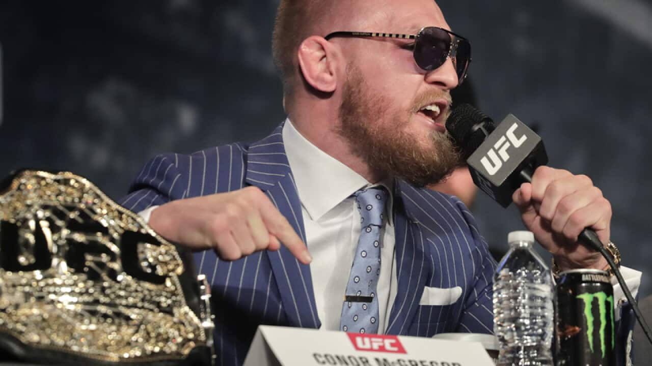 Irish fighter Conor McGregor