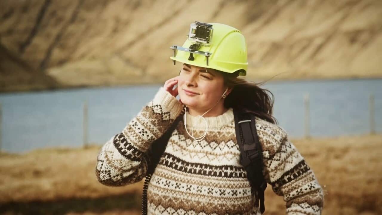 A Faroe Islander prepares to be the eyes and ears of a virtual tourist