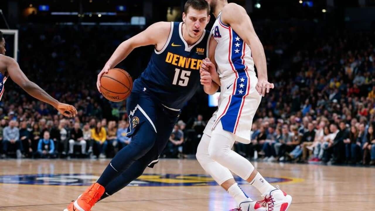 Philadelphia Denver Nuggets Jokic Simmons