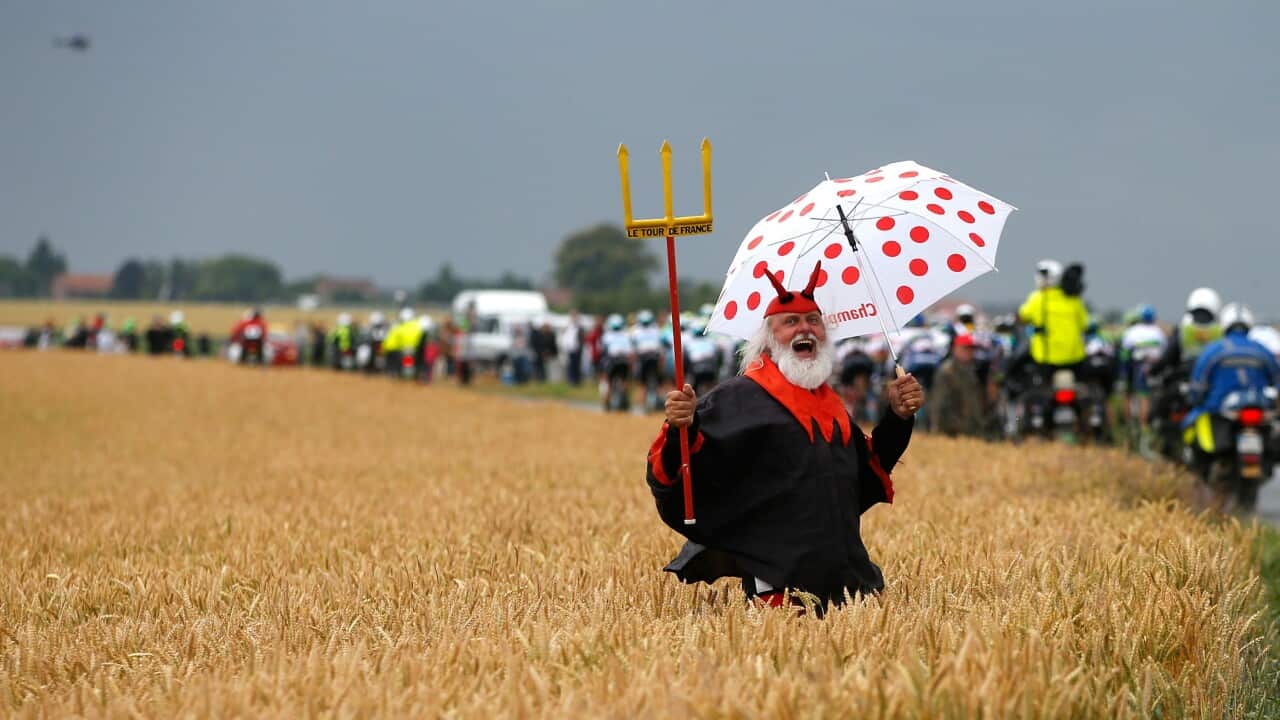 Retirement on hold... Didi 'The Devil' Senft's presence at the Tour defies reports last year he had retired.