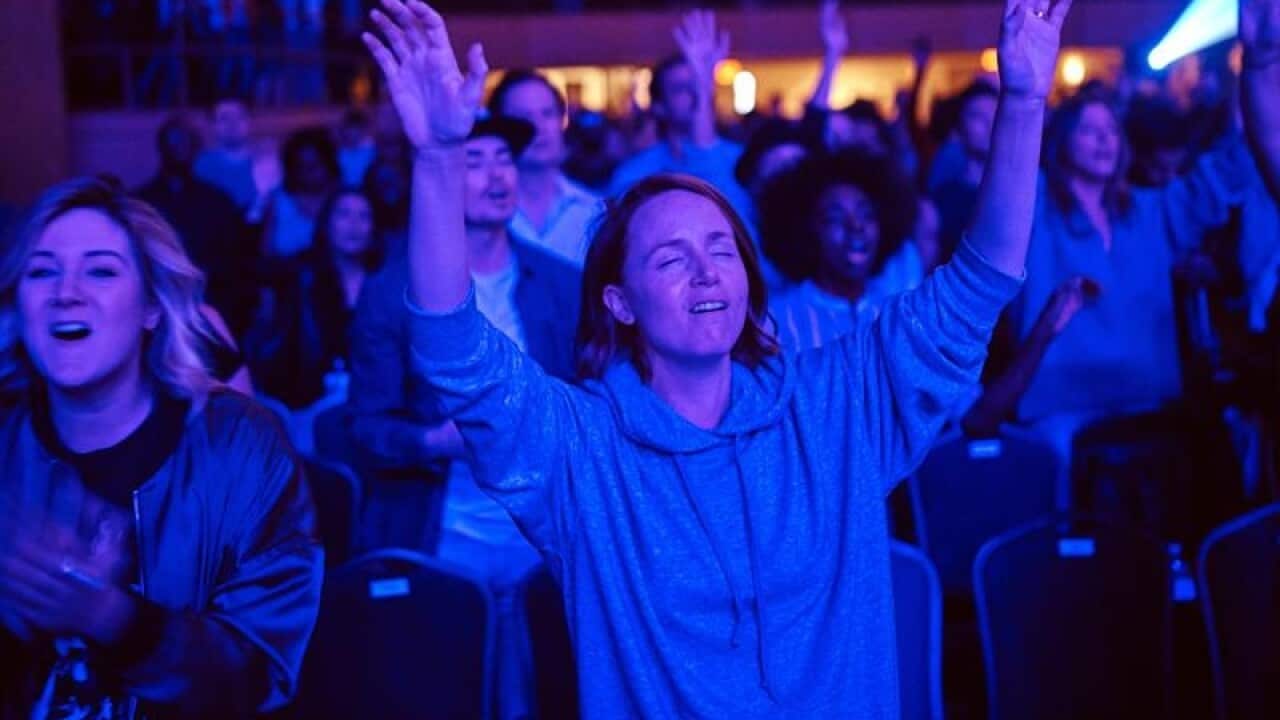 Hillsong worshippers