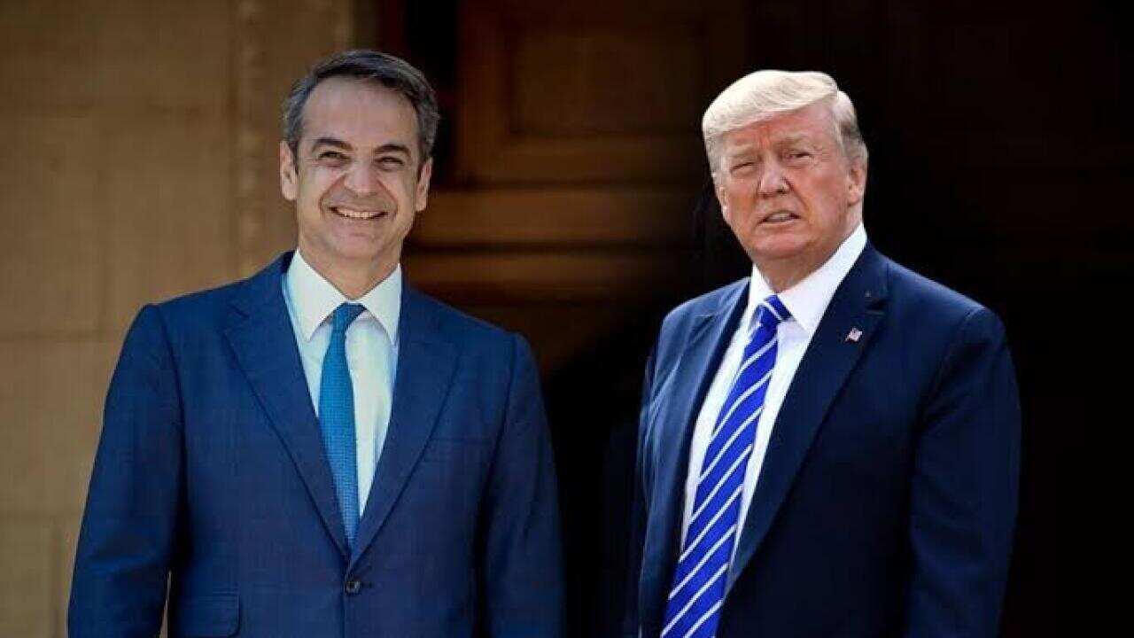 Kyriakos Mitsotakis- Donald Trump