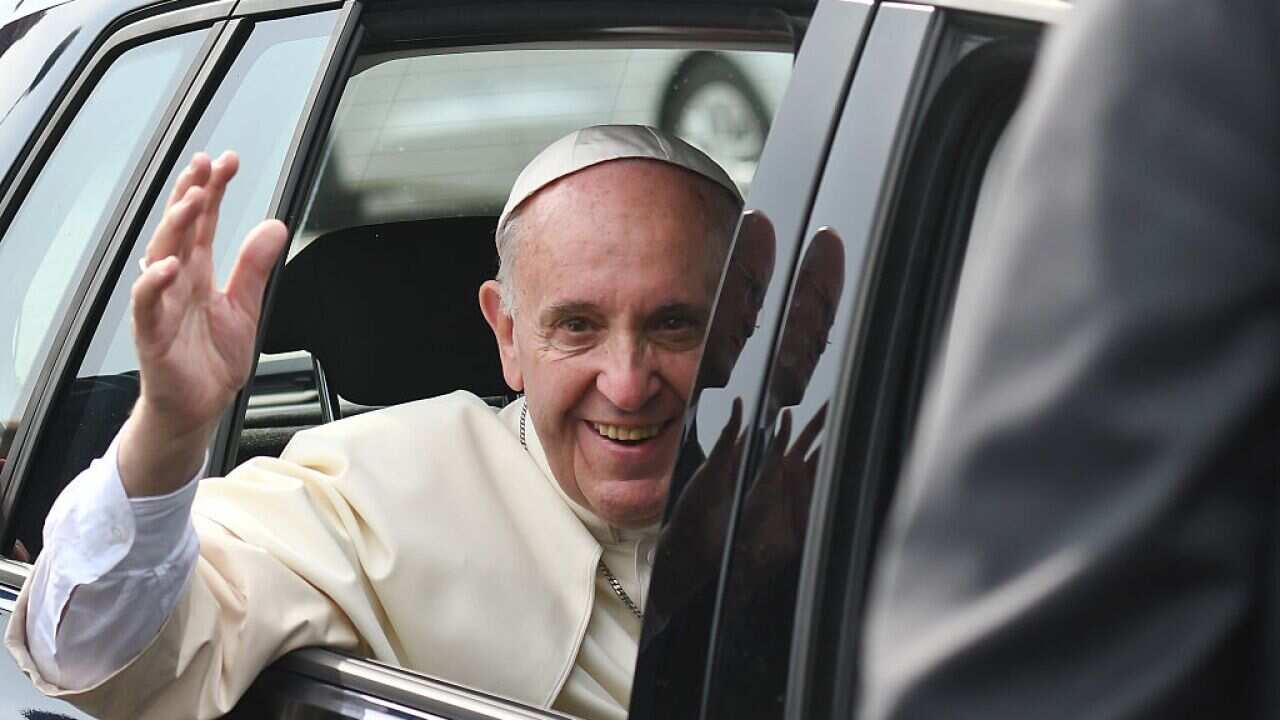 Pope Francis arrives to Poland for the World Youth Day