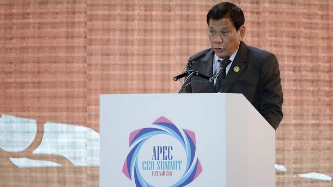 ahead of the Asia-Pacific Economic Cooperation (APEC) leaders summit in Danang, Vietnam, 09 November 2017. The APEC summit brings together world leaders from its 21 member nations. It is the second time Vietnam is hosting the summit, the first was in 2006