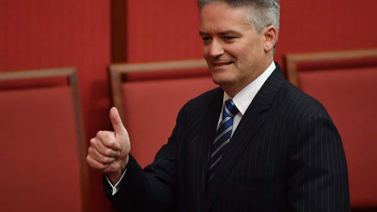 Minister for Finance Senator Mathias Cormann